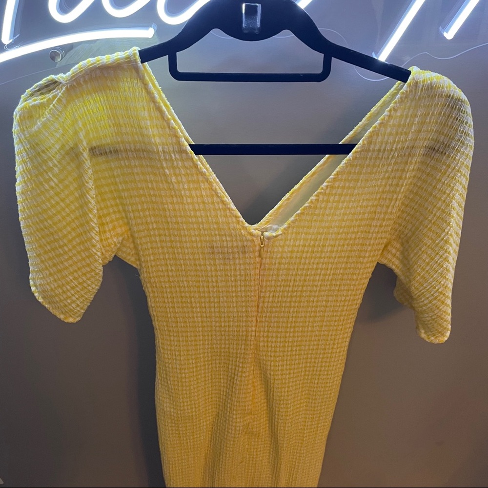 Staud Gingham Dress - Picture 4 of 5